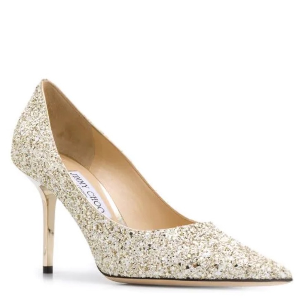 Jimmy Choo Glitter Pointy toe Pump